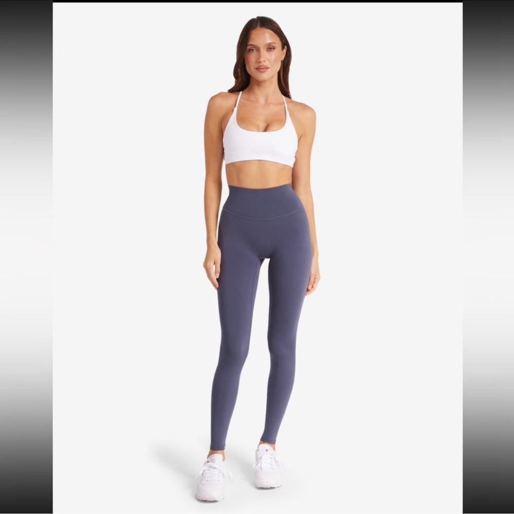 Women's High-Waisted Gray Leggings